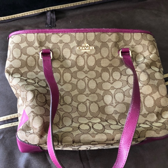 Coach satchel signature hot pink - Picture 2 of 6